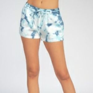 Elan NWT Tie Dye Comfy Shorts with a Drawstring 100% Cotton